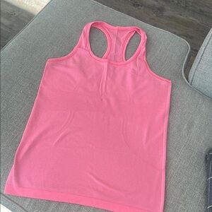 Pink Racerback Tank Top